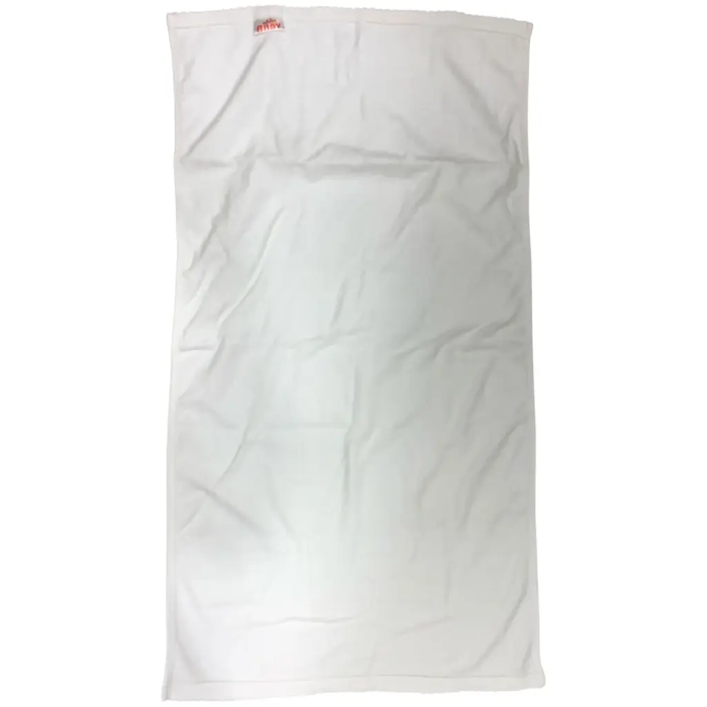 White Terry Cotton Towel | Double Sided | 50 x 100 cm 
