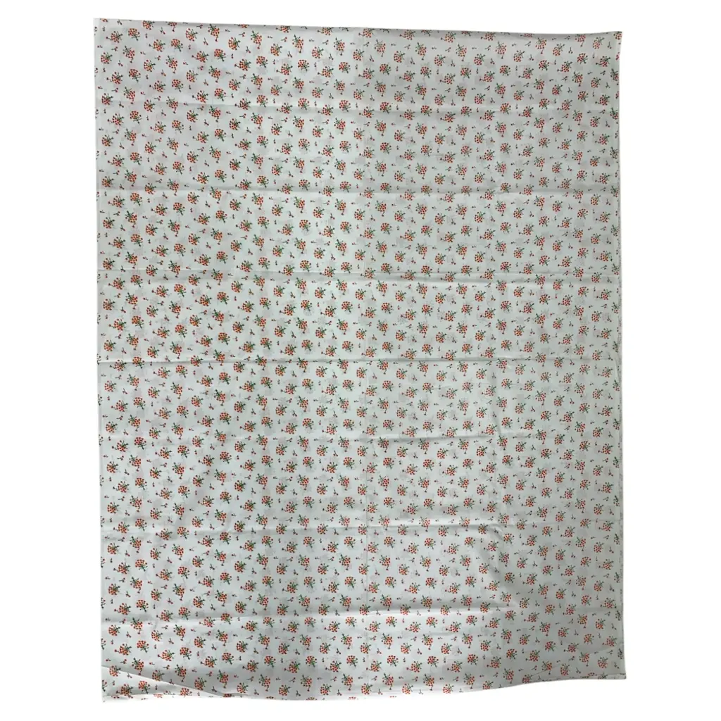Cotton Cradle Cloth | 3 Meter | White Printed