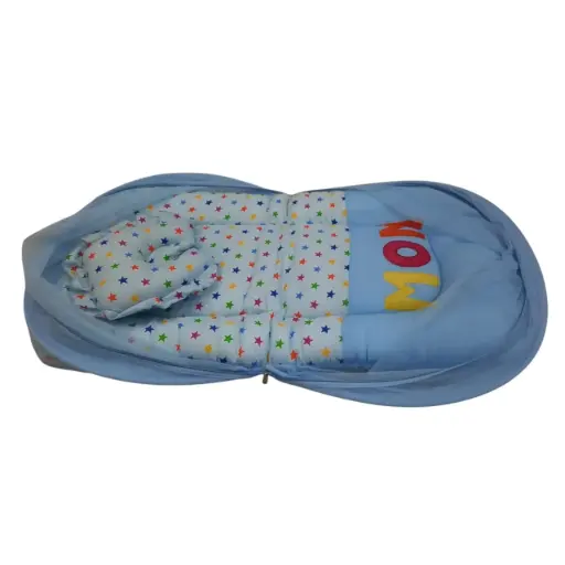 Flat Bed with Mosquito Net (Large)