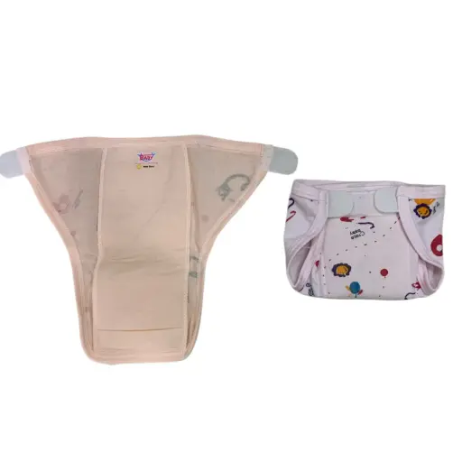 Baniyan Padded Nappy with Velcro | Mommas Baby